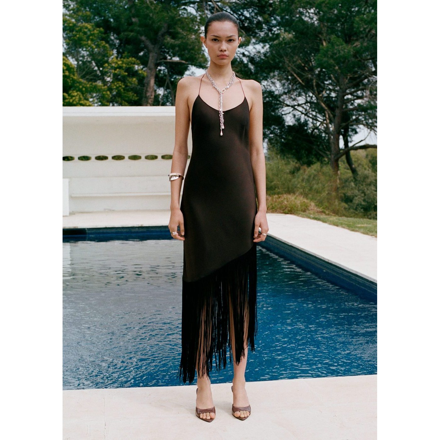 Natalia Dress - Brown