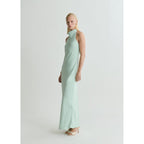 Satin Dress with American Armholes