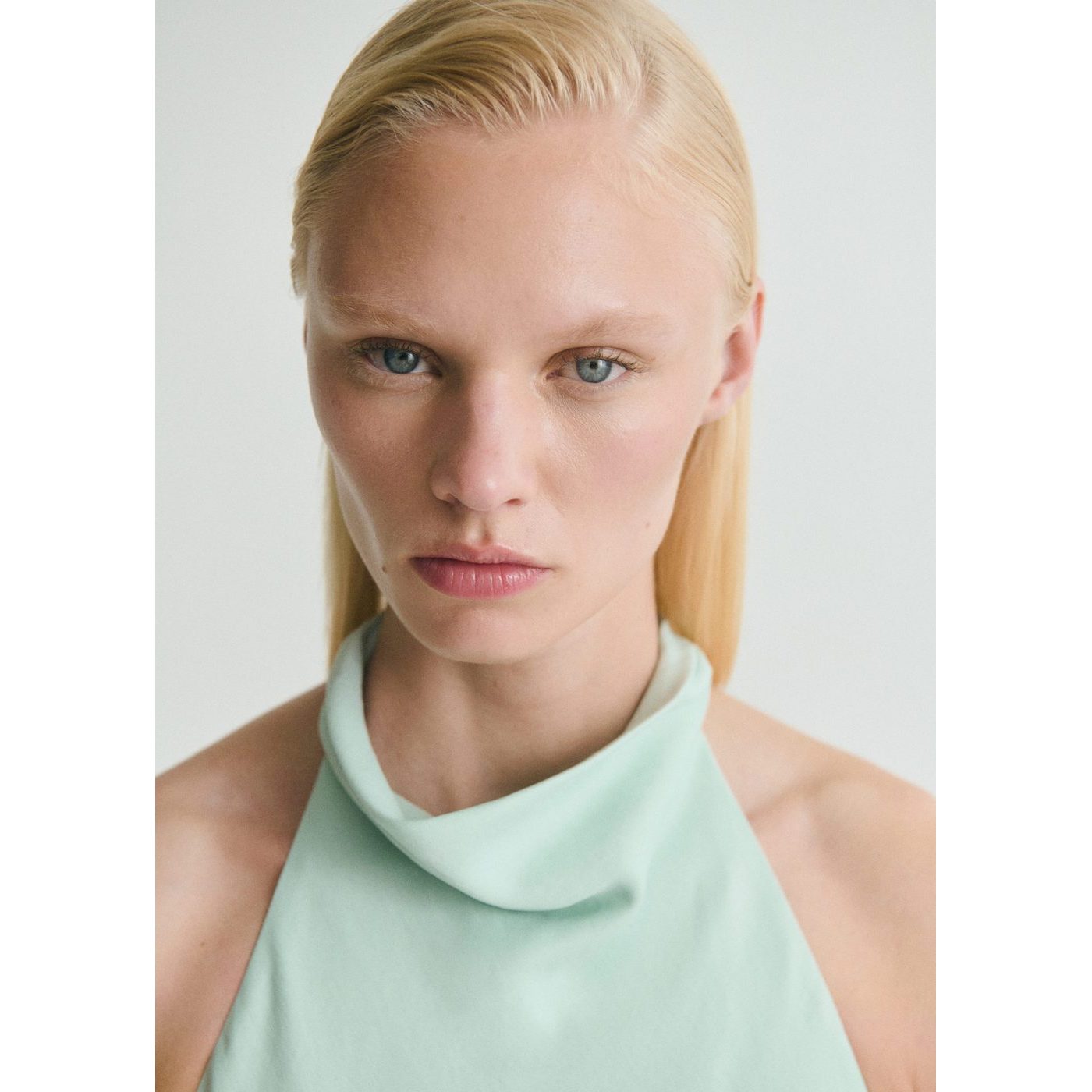 Satin Dress with American Armholes