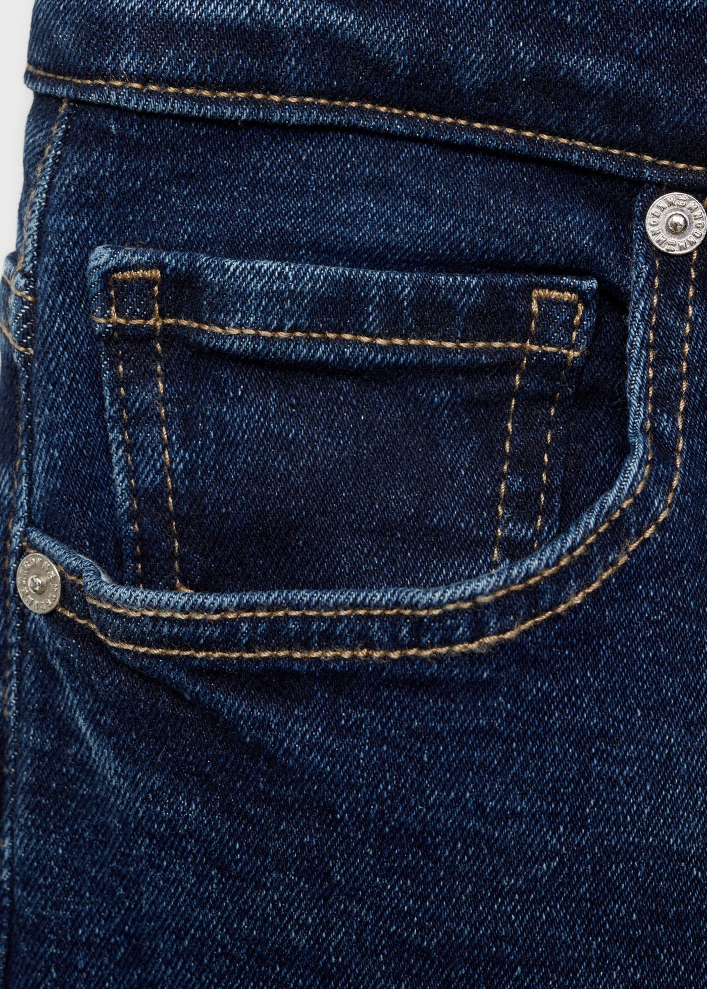 Jean Sienna Flare Crop - Dark Blue
