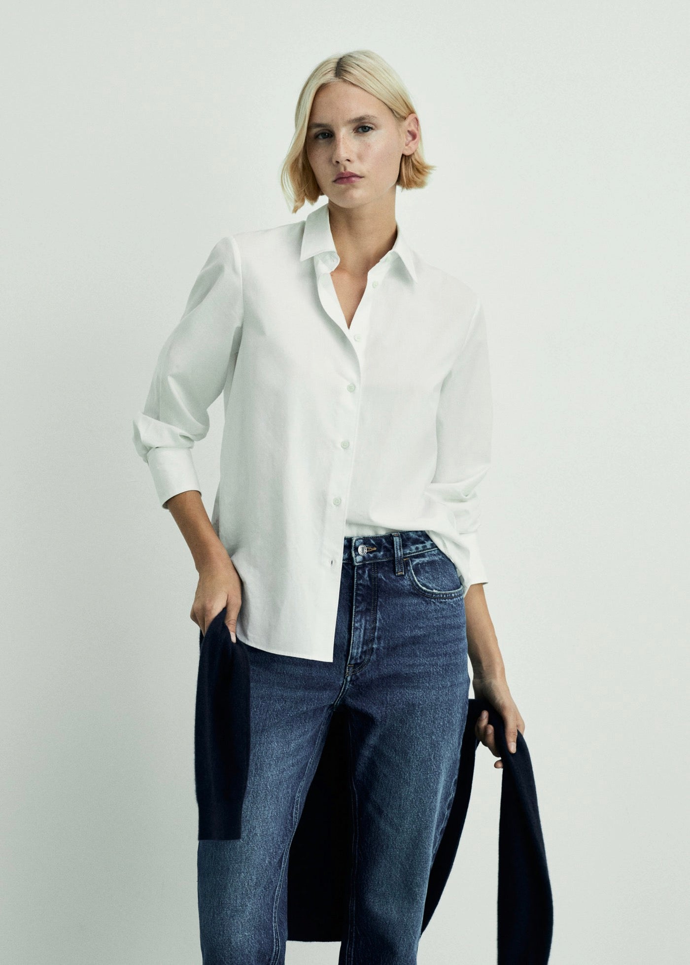 Jean Mom2000 Mom Taille Haute - Dark Blue