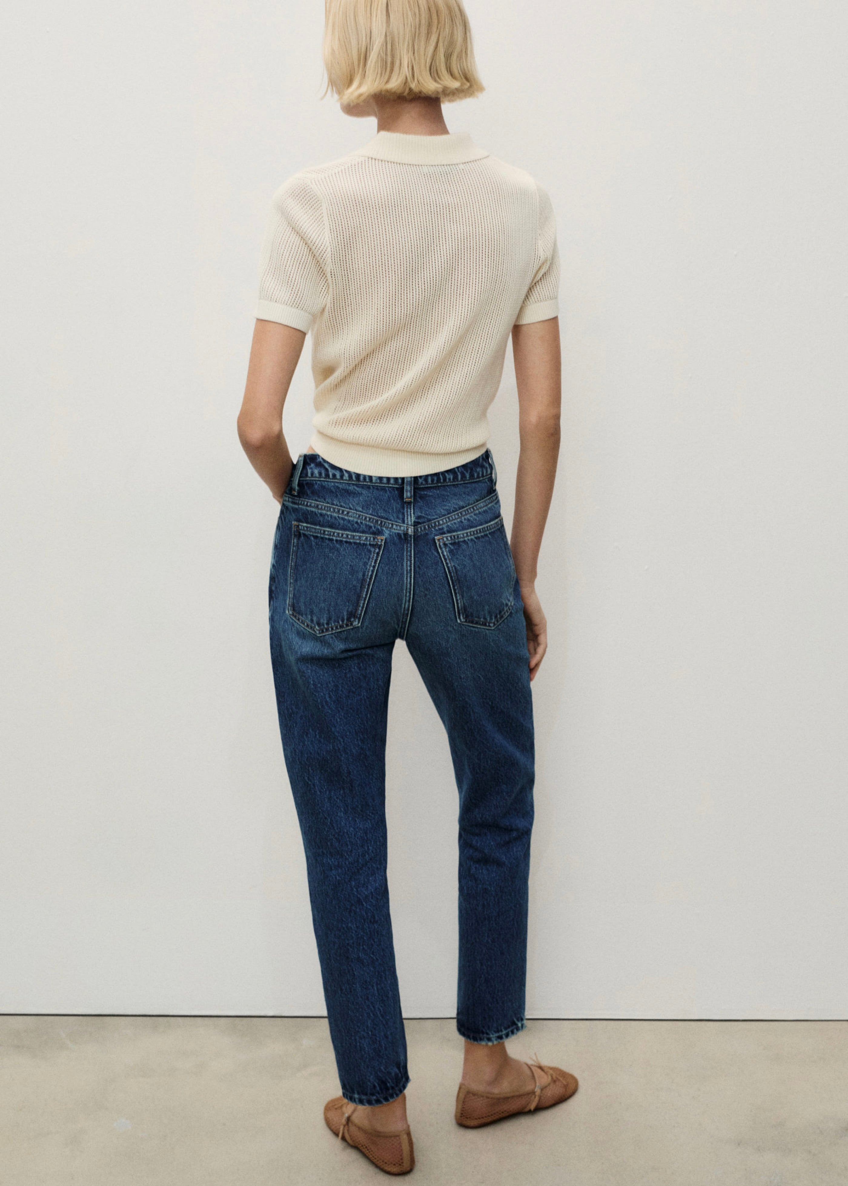 Jean Mom2000 Mom Taille Haute - Dark Blue