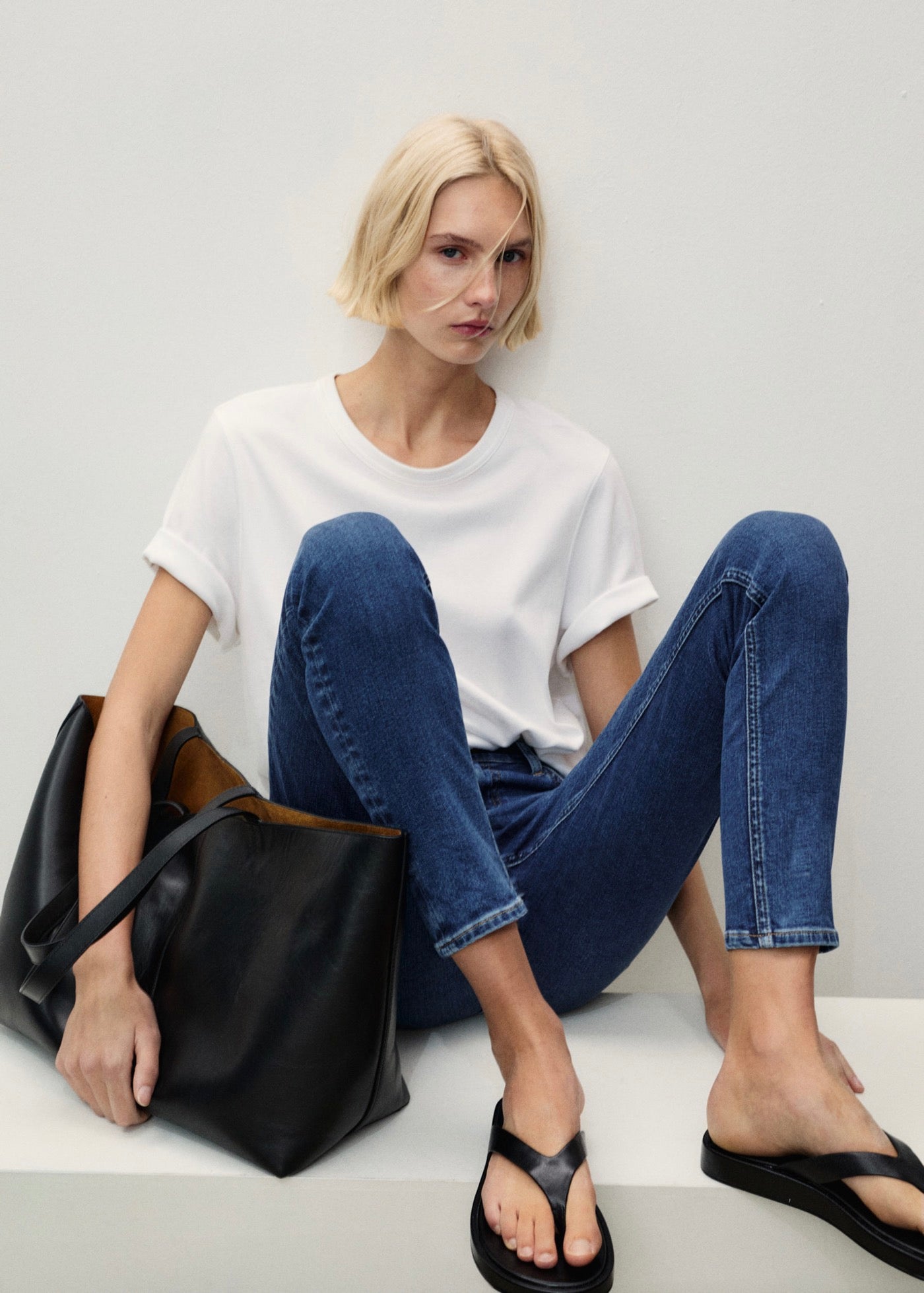 Jean Skinny Taille Normale - Dark Blue