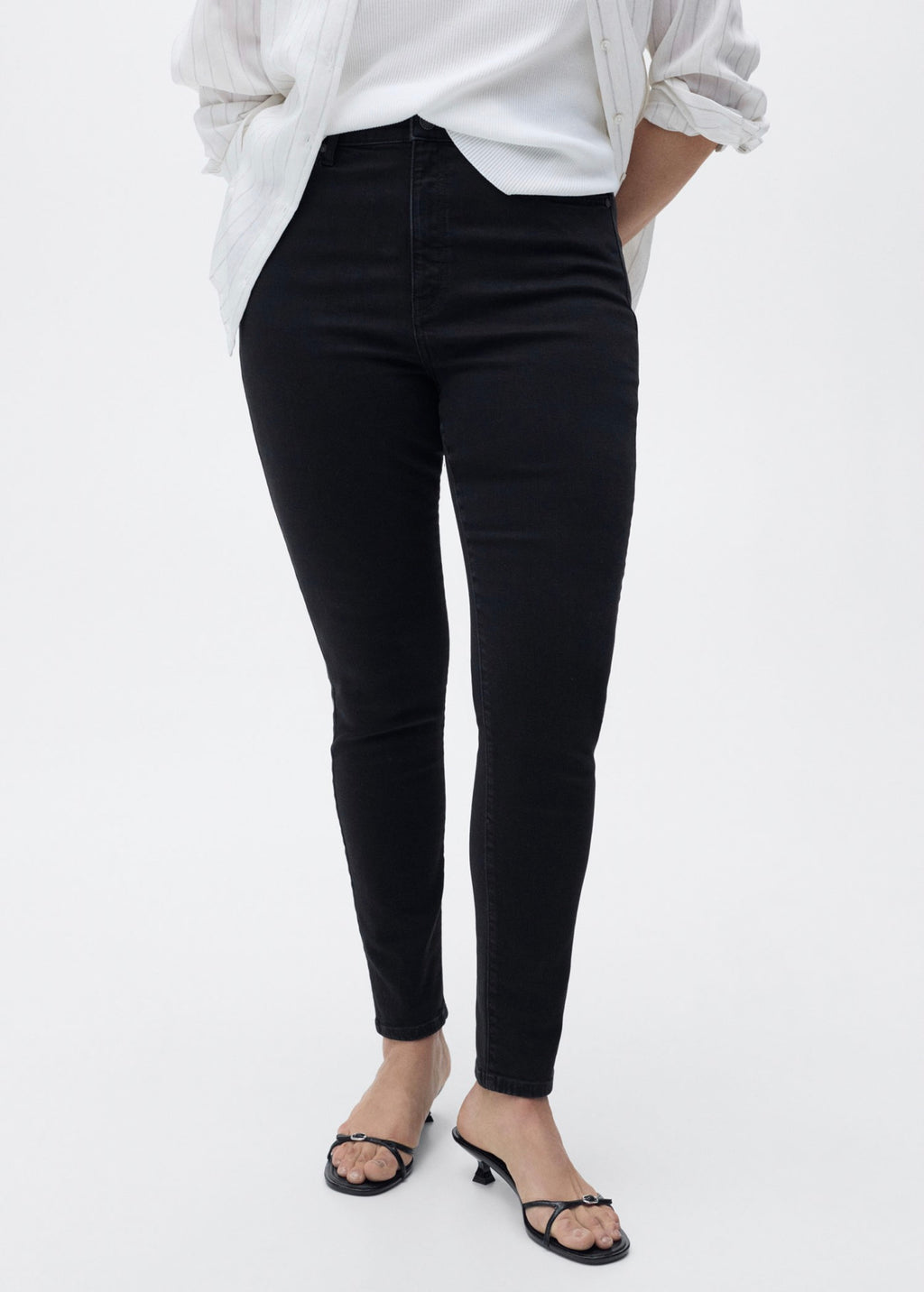 Jean Skinny Taille Haute