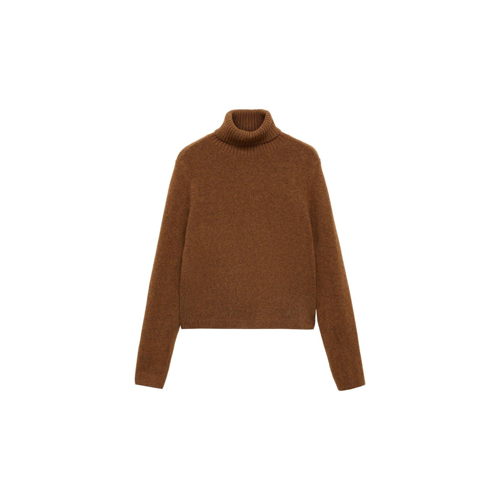 Jersey de cuello alto - Chocolate