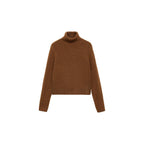 Jersey de cuello alto - Chocolate