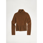 Jersey de cuello alto - Chocolate