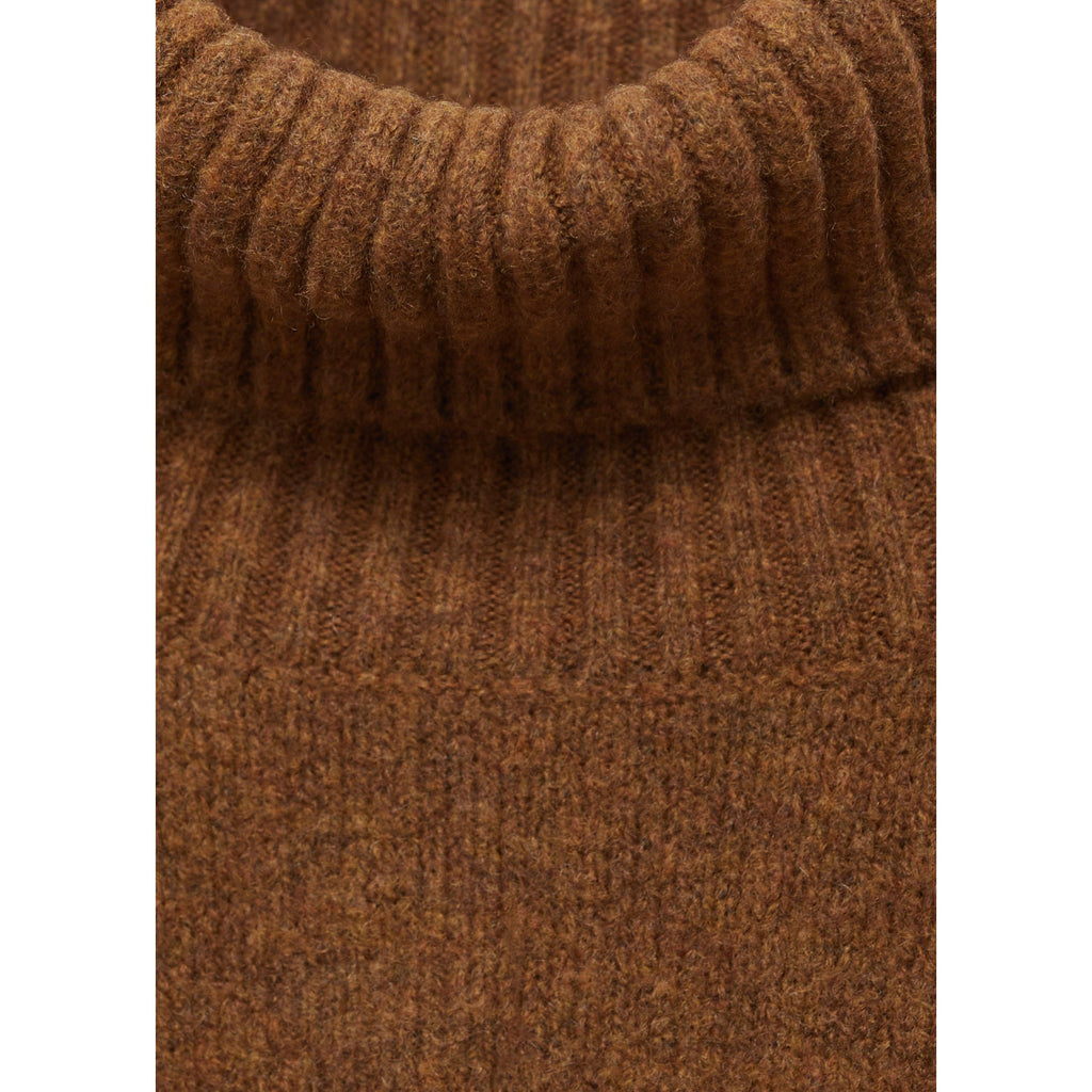 Jersey de cuello alto - Chocolate