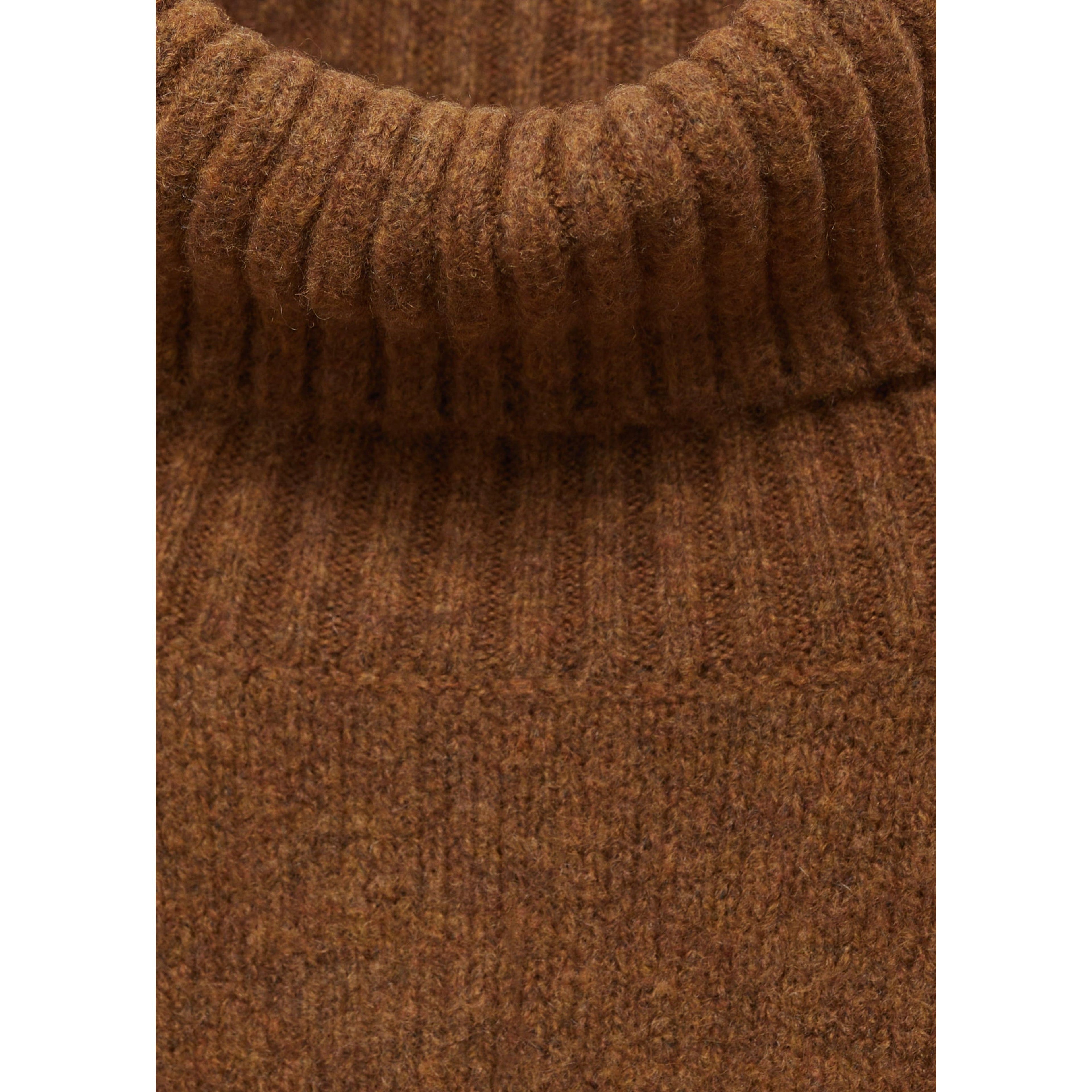 Jersey de cuello alto - Chocolate