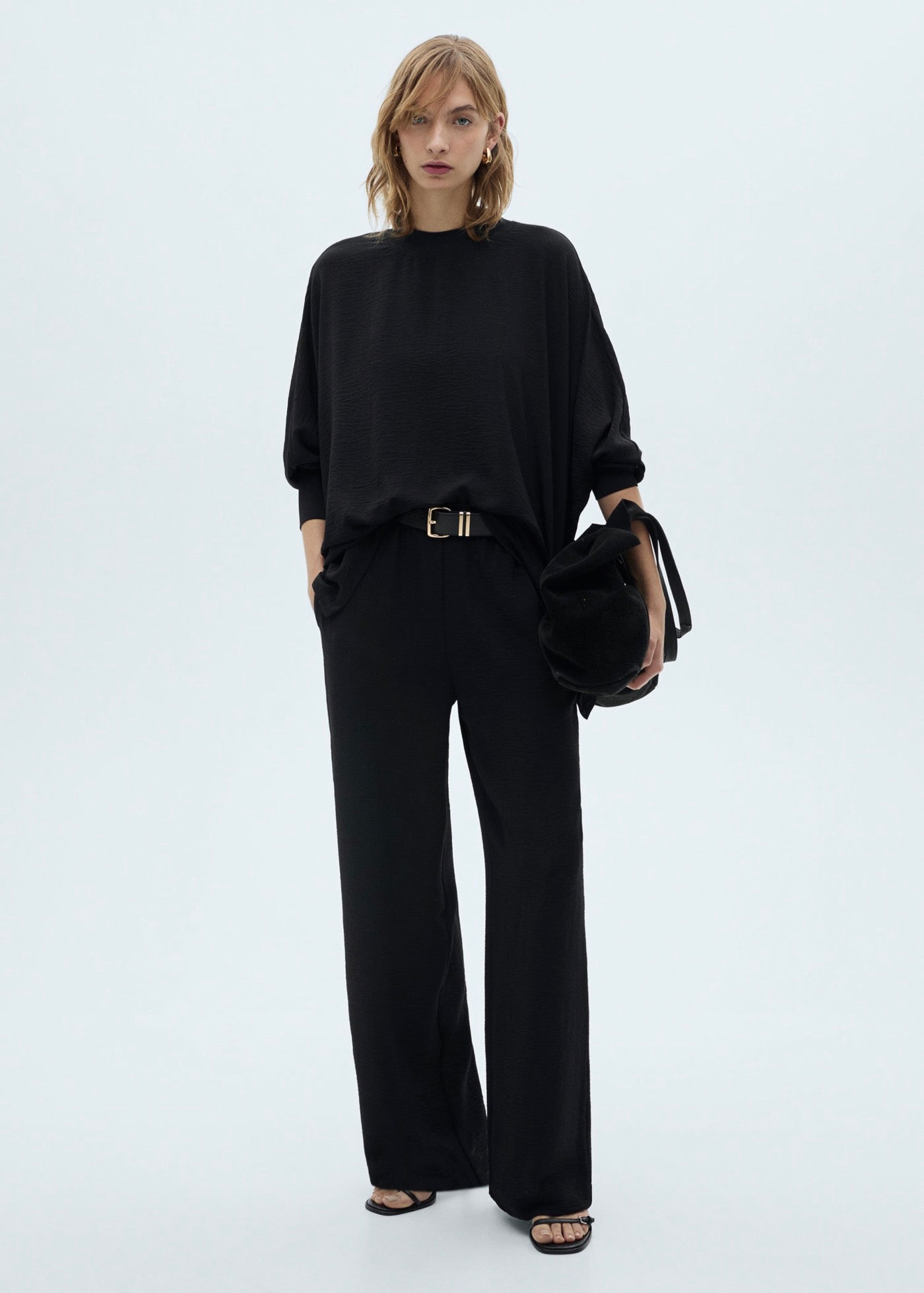 Pantalon Droit Maille