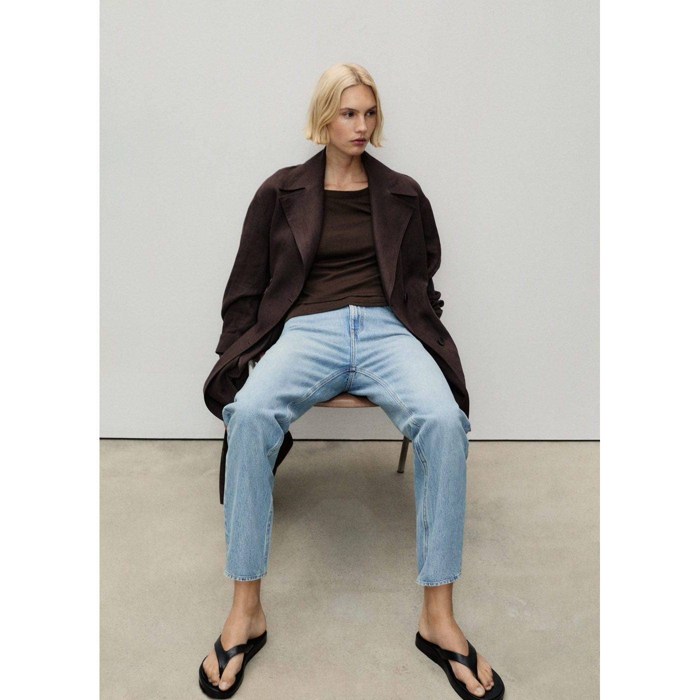 Mom Jeans - Medium Blue