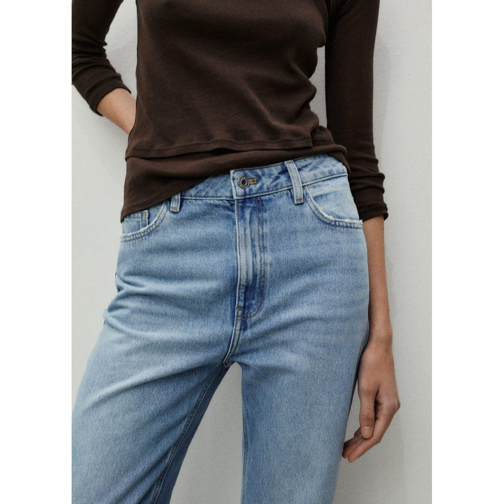 Mom Jeans - Medium Blue
