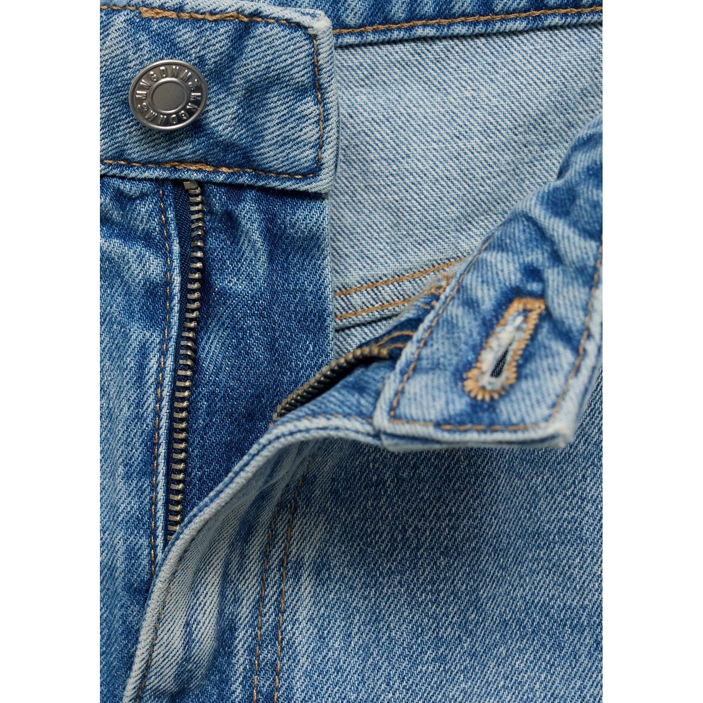 Mom Jeans - Medium Blue
