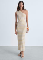 Top Asymétrique Lurex