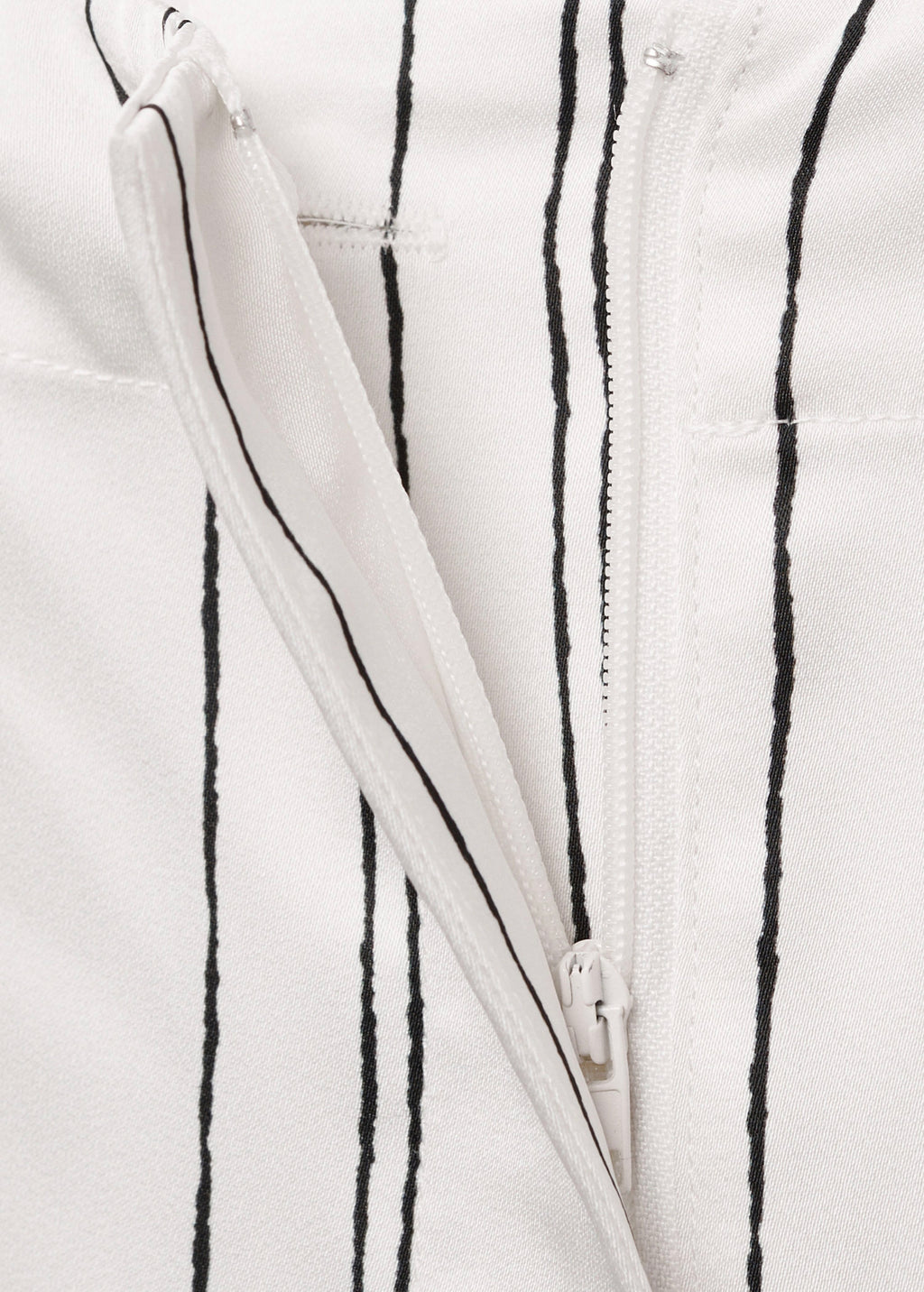 Pantalon Droit À Rayures