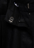 Pantalon Lin Rayures Contrastées