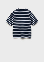 T-Shirt Trip Bleu Marine - Garçon