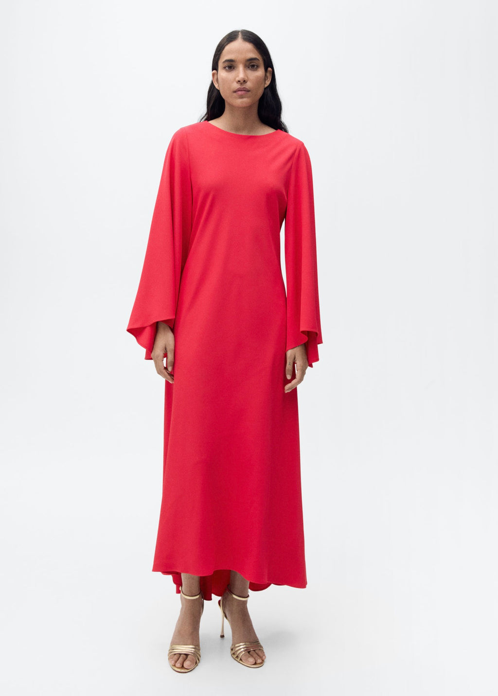 Robe Longue Manches Cloche