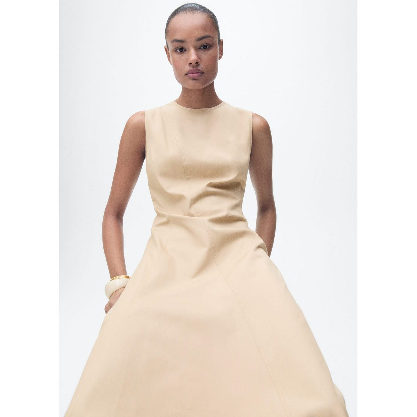 Argento Dress - Ecru