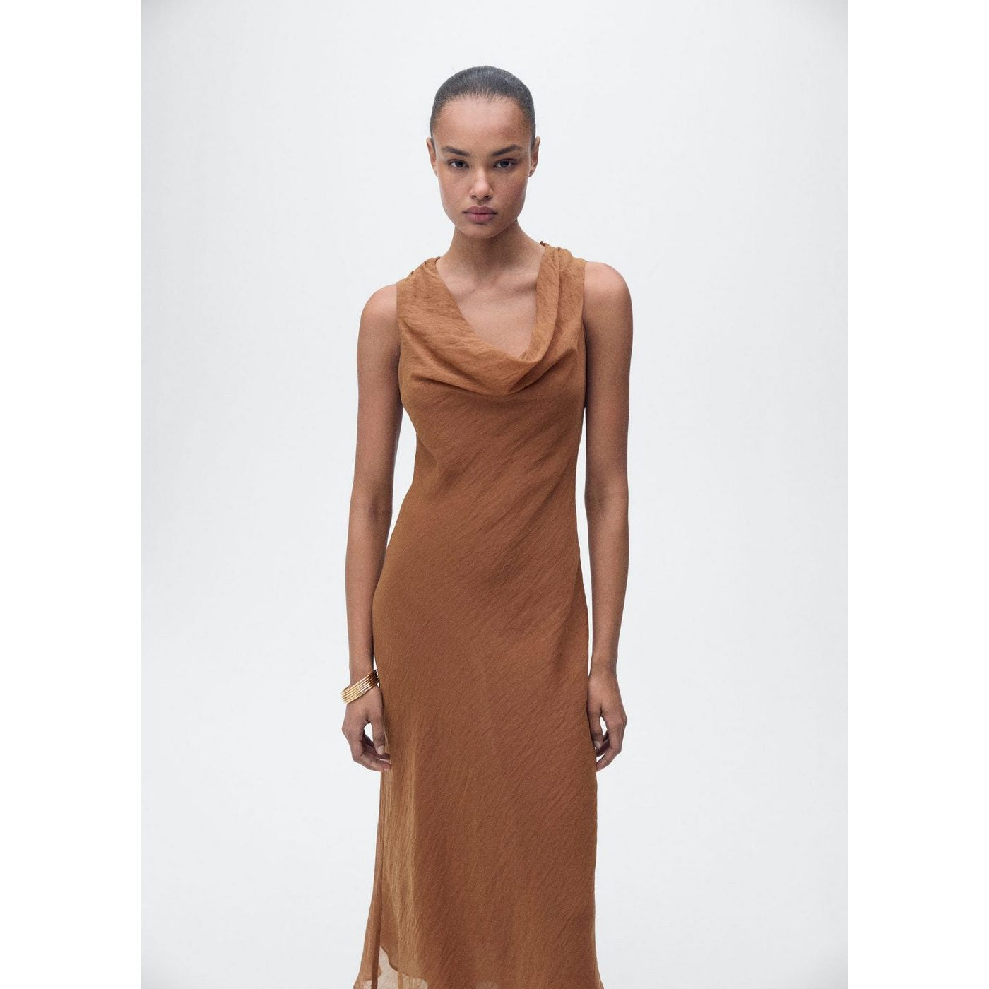 Cleo Dress - Brown