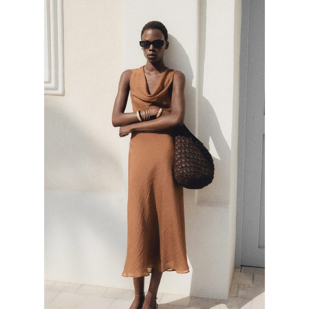 Cleo Dress - Brown