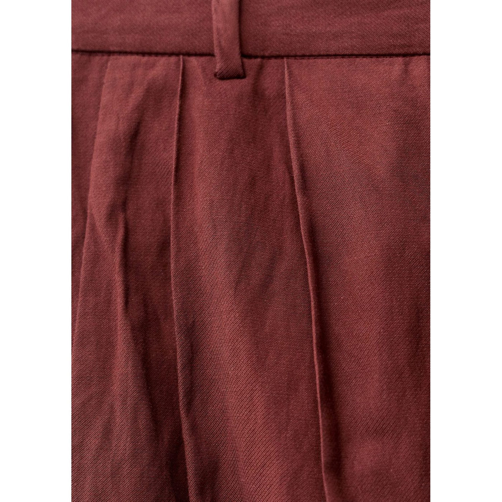 Pantalon Costume Wideleg Effet Froissé