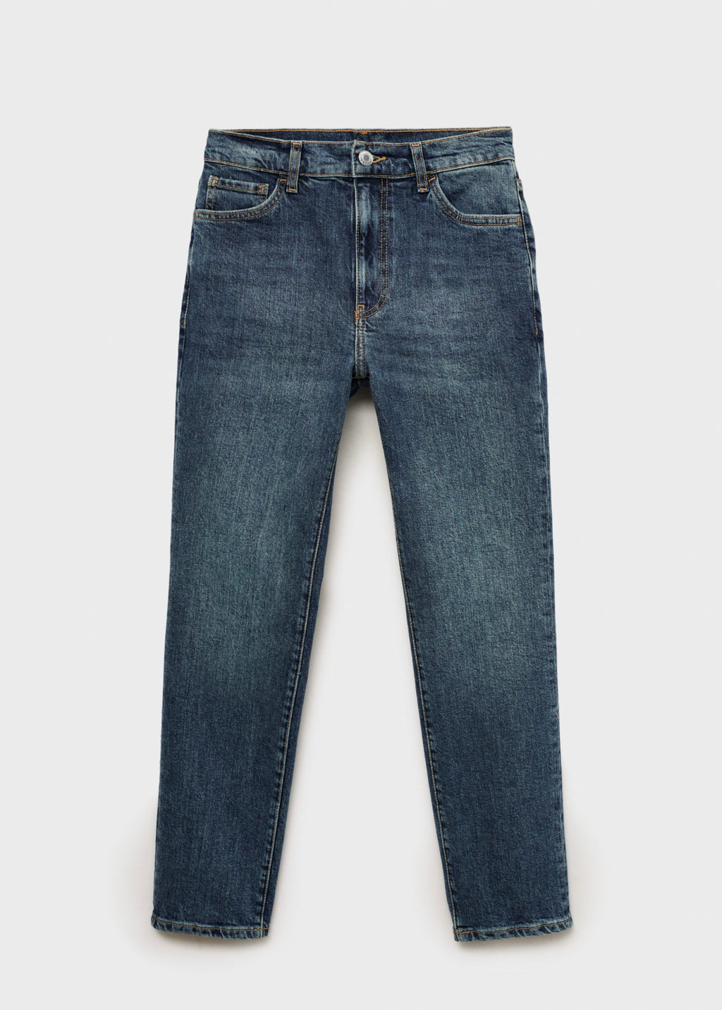 Jean Claudia Slim Crop - Dark Blue