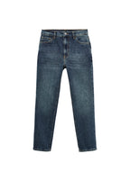 Jean Claudia Slim Crop - Dark Blue