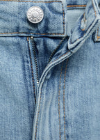 Jean Claudia Slim Crop - Medium Blue
