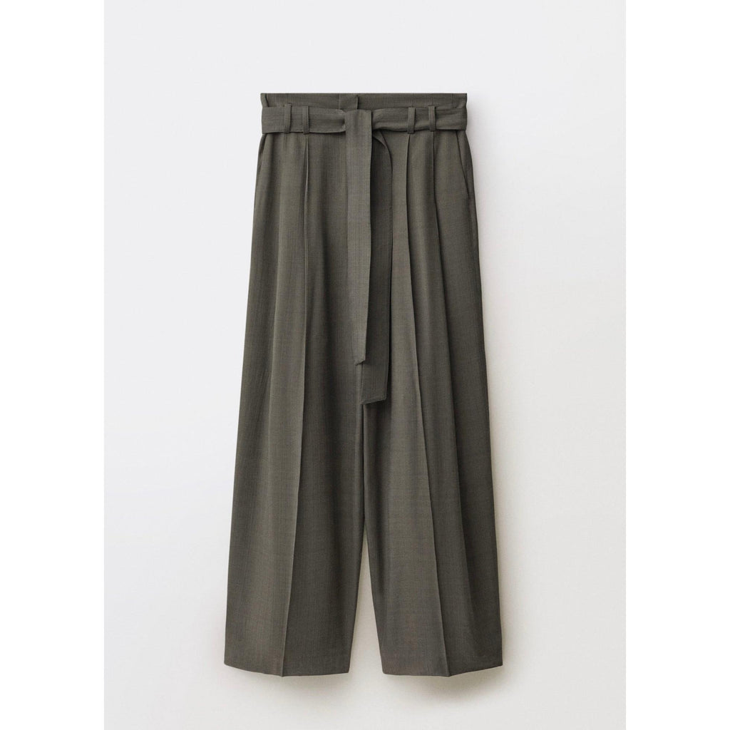 Pantalon Costume Pinces Ceinture - Khaki