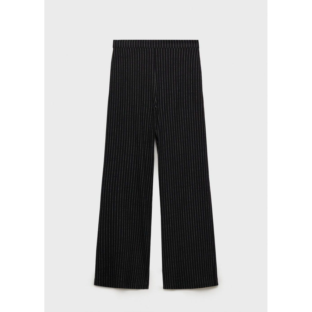 Pantalon Droit À Rayures