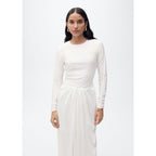 Robe Longue Tissu Combiné