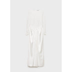 Robe Longue Tissu Combiné