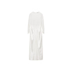 Robe Longue Tissu Combiné