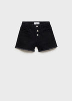 Short Patri Denim Noir - Fille