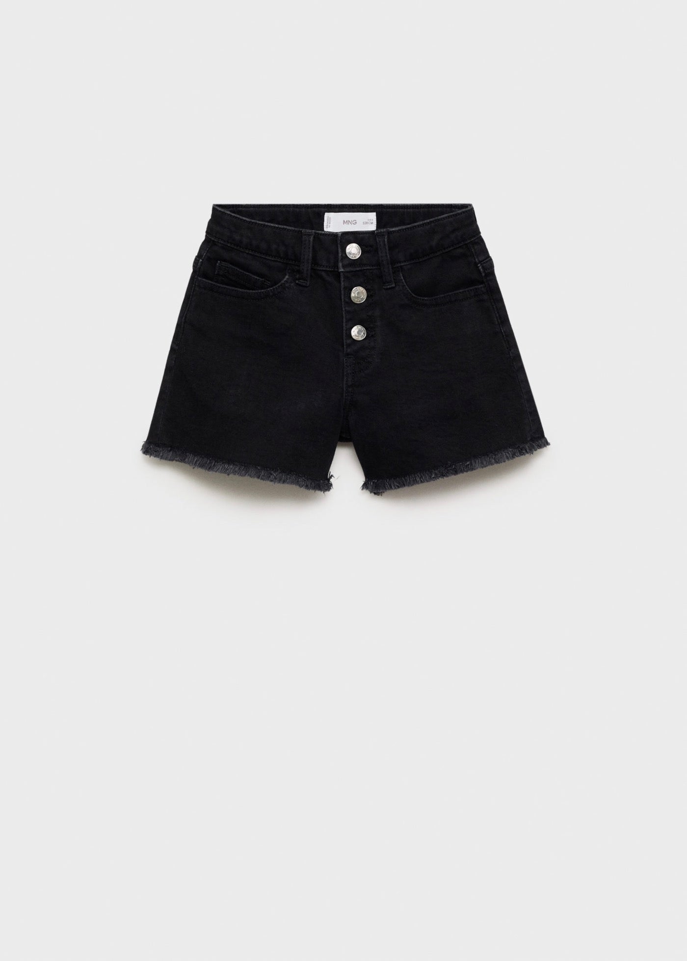 Short Patri Denim Noir - Fille