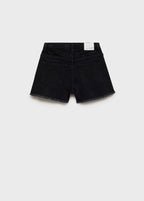 Short Patri Denim Noir - Fille