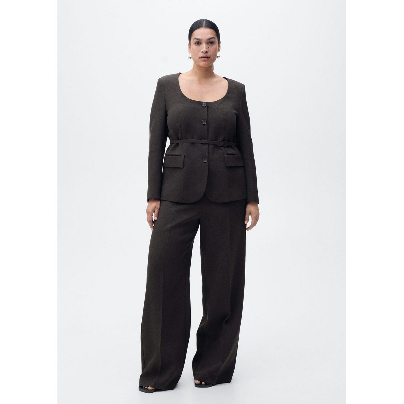 Blazer Costume Ceinture