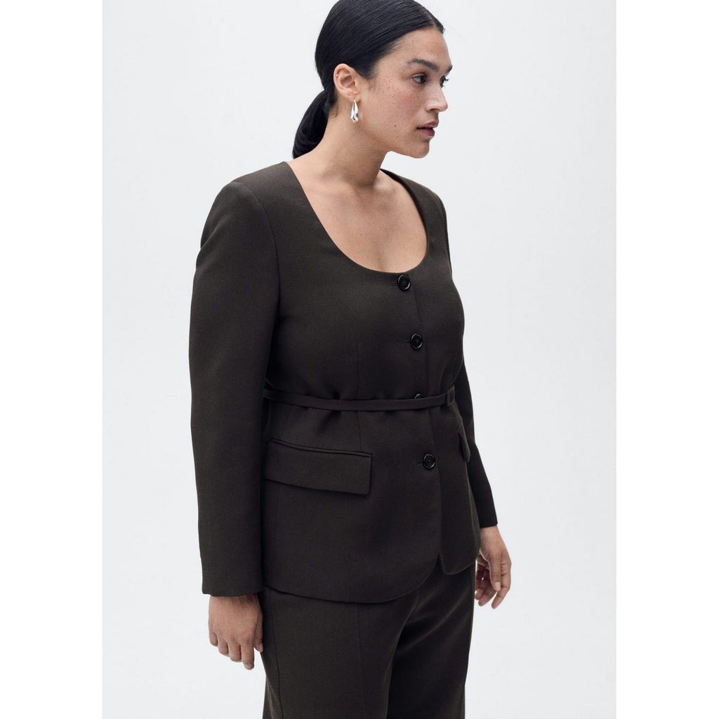 Blazer Costume Ceinture