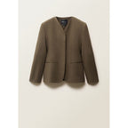 Veste Tailleur Lin Sans Manches