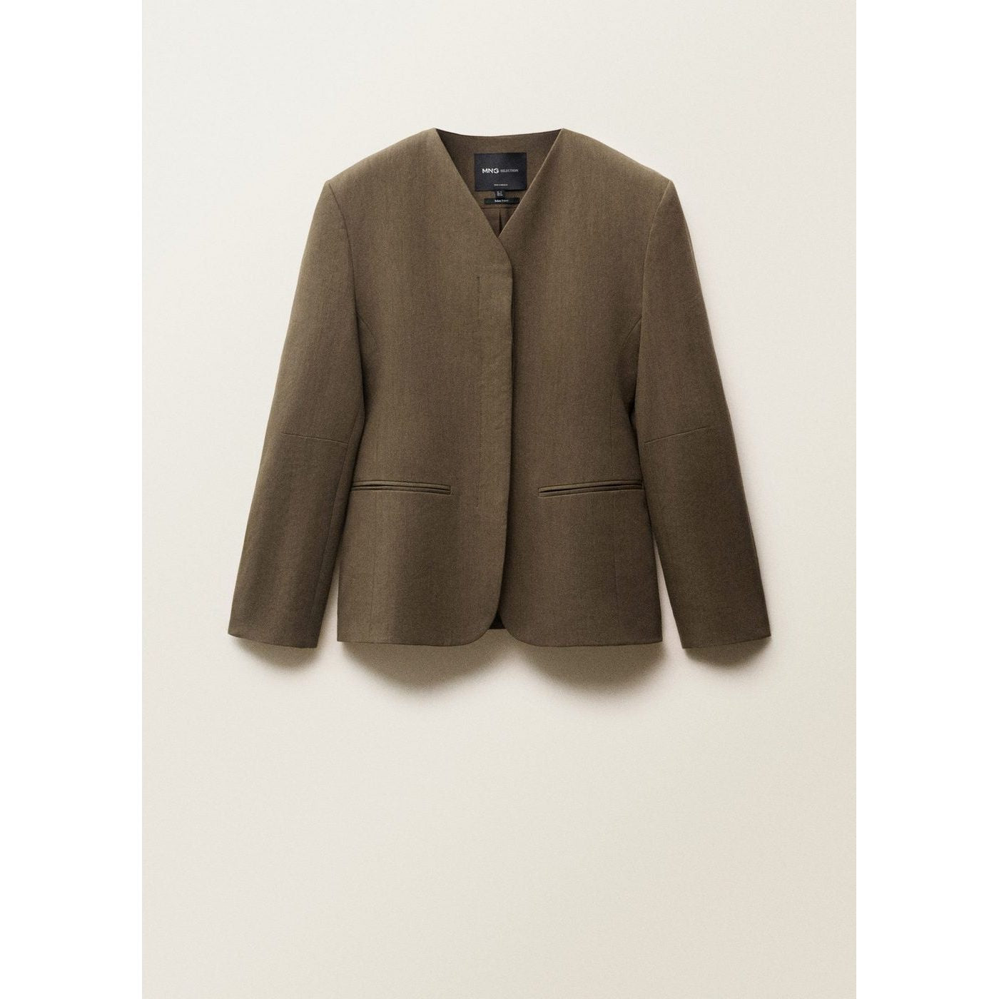 Veste Tailleur Lin Sans Manches