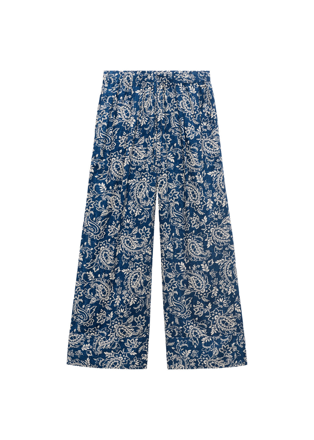 Pantalon Imprimé Coton - Blue
