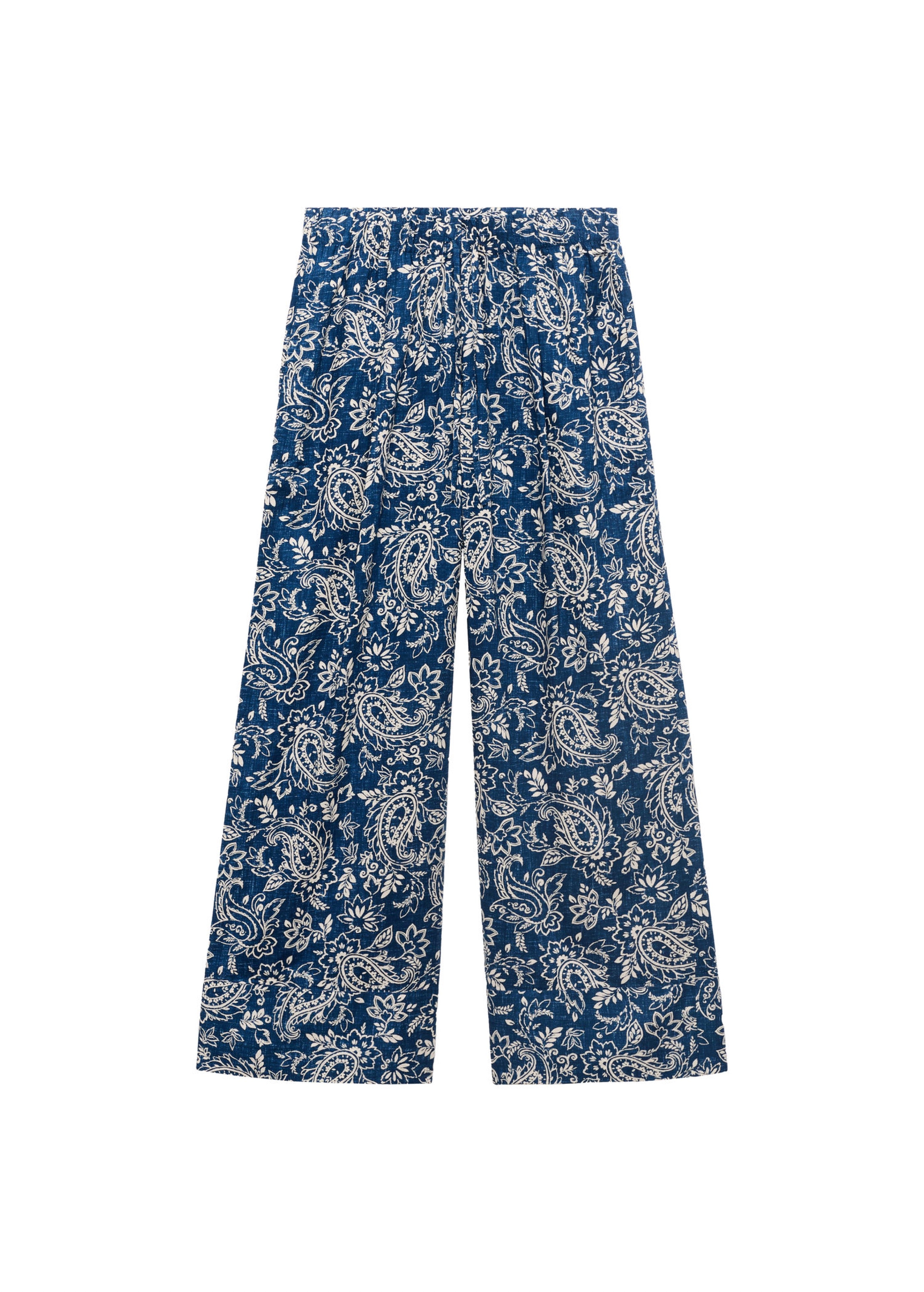 Pantalon Imprimé Coton - Blue