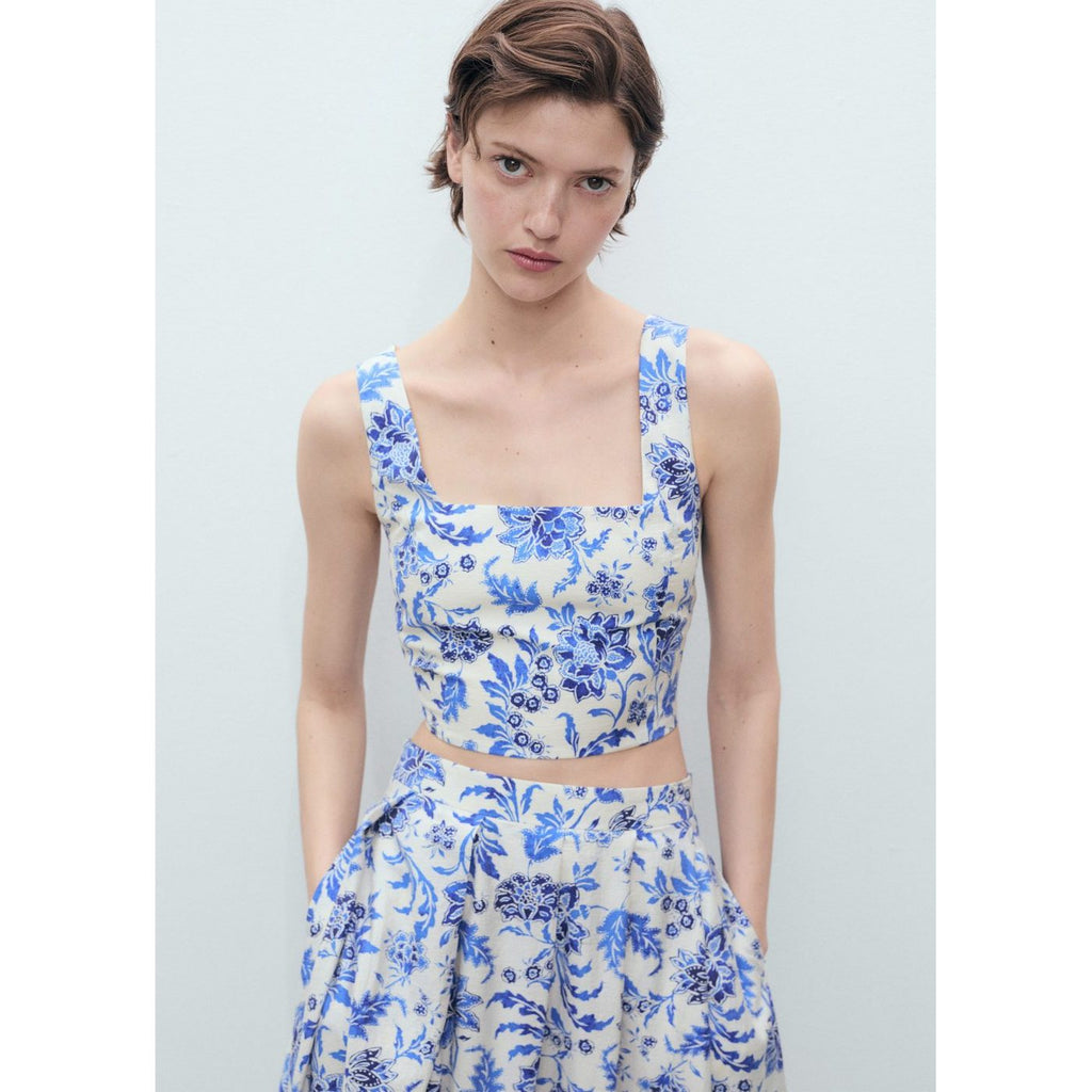 Indigo Top - Off White