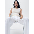 Pantalon De Costume En Lyocell Avec Ceinture À