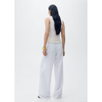 Pantalon De Costume En Lyocell Avec Ceinture À