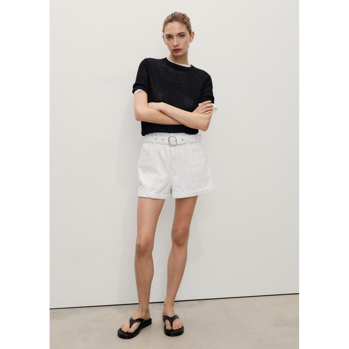 Delia Shorts - White