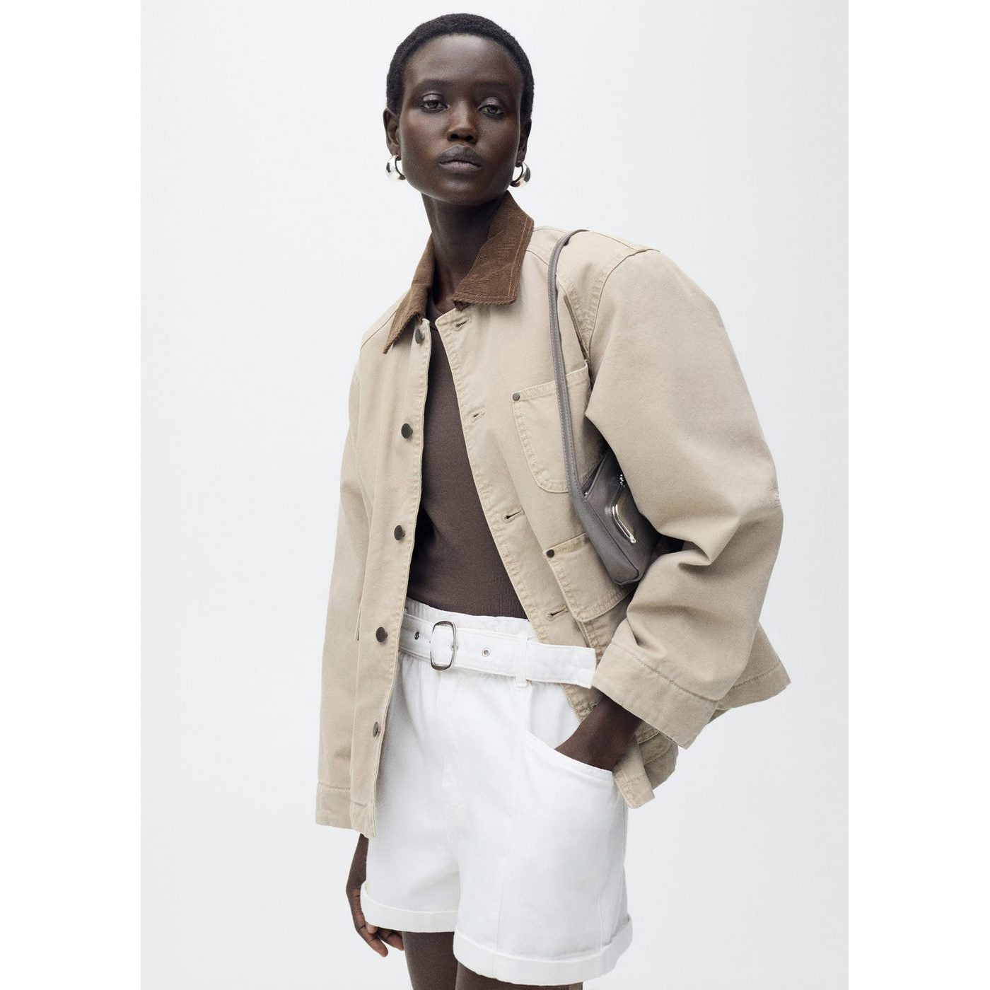 Delia Shorts - White