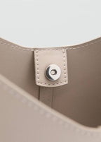 Torba shopper z metalowym detalem