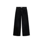 Vaquero Wideleg Talle Bajo - Black Denim